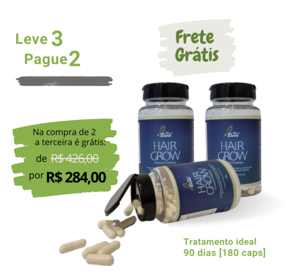 Vitamina Hair Grow - Leve 3 Pague 2